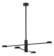 Люстра на штанге Freya Tactic FR5363CL-04B цвет черный