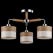 Люстра на штанге Freya Helen FR5329-PL-03-CH цвет коричневый, хром-1