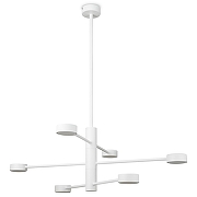 Люстра на штанге Freya Tactic FR5363CL-06W цвет белый