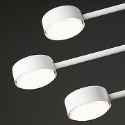 Люстра на штанге Freya Tactic FR5363CL-06W цвет белый-2