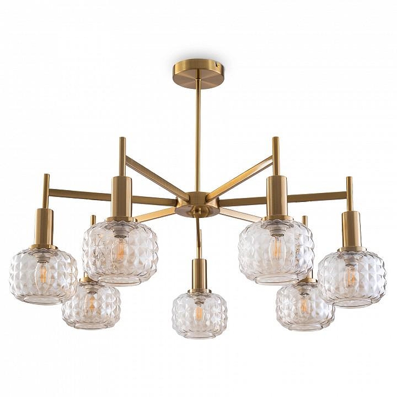 Люстра на штанге Freya Fero FR5366CL-07BS 