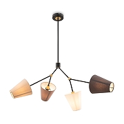 Люстра на штанге Freya Hats FR5370CL-04B цвет черный-2
