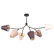 Люстра на штанге Freya Hats FR5370CL-06B цвет черный