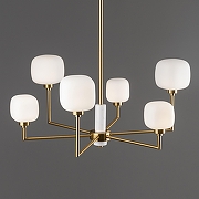 Люстра на штанге Freya Tender FR5373CL-06BS цвет латунь-2