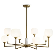 Люстра на штанге Freya Tender FR5373CL-08BS цвет латунь-1