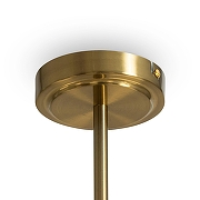 Люстра на штанге Freya Tender FR5373CL-08BS цвет плафона/подвески Белый, цвет арматуры Латунь-6