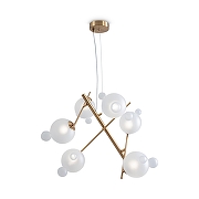 Люстра Freya Flaty FR5374PL-06BS цвет латунь-2