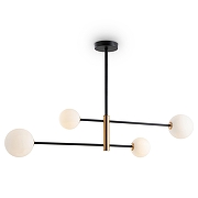 Люстра на штанге Freya Sphirity FR5376CL-04B цвет черный