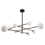 Люстра на штанге Freya Sphirity FR5376CL-08B цвет черный