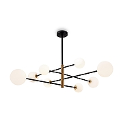Люстра на штанге Freya Sphirity FR5376CL-08B цвет черный-1