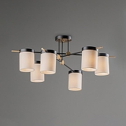 Люстра Freya Bogy FR5377CL-06B цвет плафона/подвески Бежевый, цвет арматуры Черный-2