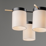 Люстра Freya Bogy FR5377CL-06B цвет плафона/подвески Бежевый, цвет арматуры Черный-3