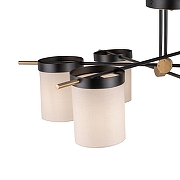 Люстра Freya Bogy FR5377CL-06B цвет плафона/подвески Бежевый, цвет арматуры Черный-4
