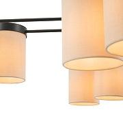 Люстра Freya Bogy FR5377CL-08B цвет плафона/подвески Бежевый, цвет арматуры Черный-5