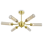 Люстра на штанге Freya Borgy FR5379CL-06G цвет золото