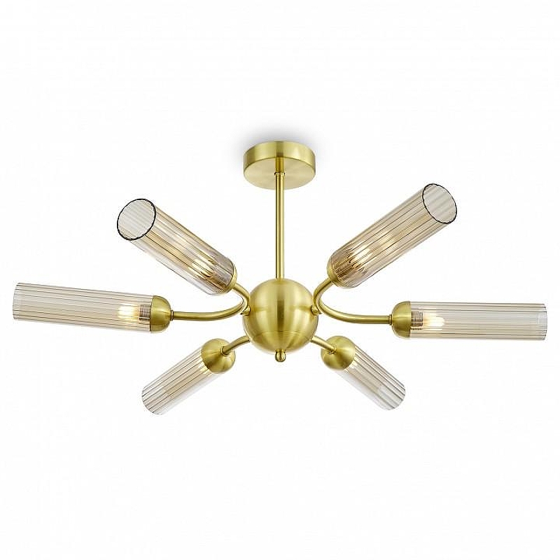 Люстра на штанге Freya Borgy FR5379CL-06G 