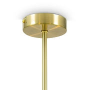 Люстра на штанге Freya Borgy FR5379PL-12G цвет плафона/подвески Оранжевый, цвет арматуры Золото-6