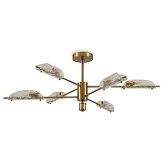 Люстра на штанге Freya Baret FR5420CL-06BS цвет латунь