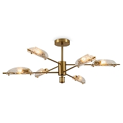 Люстра на штанге Freya Baret FR5420CL-06BS цвет латунь-1