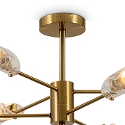 Люстра на штанге Freya Baret FR5420CL-06BS цвет латунь-3