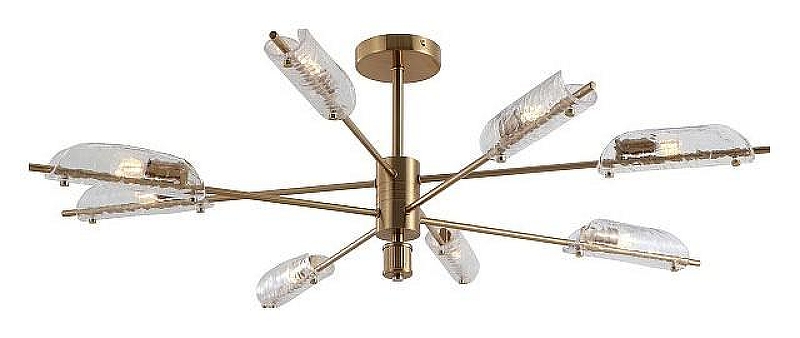 Люстра на штанге Freya Baret FR5420CL-08BS 