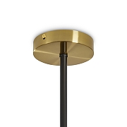 Люстра на штанге Freya Lora FR5432PL-06BBS цвет плафона/подвески Серый, цвет арматуры Латунь, Черный-7