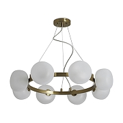 Люстра Freya Donuts FR5444PL-08BS цвет латунь-1