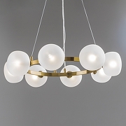 Люстра Freya Donuts FR5444PL-08BS цвет латунь-2