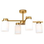 Люстра на штанге Freya Kamelia FR5446PL-04BS1 цвет латунь