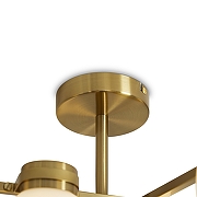 Люстра на штанге Freya Kamelia FR5446PL-06BS цвет плафона/подвески Белый, цвет арматуры Латунь-8