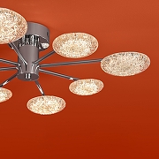 Люстра Freya Plane FR5531CL-L42CH цвет плафона/подвески Прозрачный, цвет арматуры Хром-7