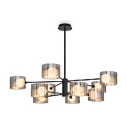 Люстра на штанге Freya Flight FR5544CL-10B цвет черный-2