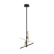 Люстра на штанге Freya Brilliance FR5557PL-L32B цвет черный-1