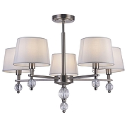 Люстра на штанге Freya Milena FR5679PL-05N цвет неокрашенный, никель