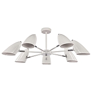 Люстра на штанге Freya Aida FR5852-CL-07-W цвет белый-1