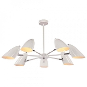 Люстра на штанге Freya Aida FR5852-CL-07-W цвет плафона/подвески Белый, цвет арматуры Белый-2