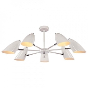 Люстра на штанге Freya Aida FR5852-CL-07-W цвет плафона/подвески Белый, цвет арматуры Белый-3