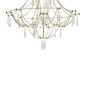 Люстра Freya Amela FR6138PL-L21BS цвет латунь-4
