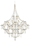 Люстра Freya Amela FR6138PL-L44BS цвет латунь