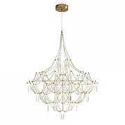 Люстра Freya Amela FR6138PL-L44BS цвет плафона/подвески Прозрачный, цвет арматуры Латунь-3