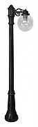 Фонарный столб Fumagalli Globe 250 G25.156.S10.AXF1R цвет плафона/подвески Прозрачный, цвет арматуры Черный