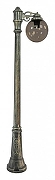 Фонарный столб Fumagalli Globe 250 G25.156.S10.BZF1R цвет плафона/подвески Дымчатый, цвет арматуры Бронза