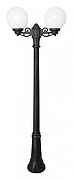 Фонарный столб Fumagalli Globe 250 G25.156.S20.AYF1R цвет плафона/подвески Белый, цвет арматуры Черный
