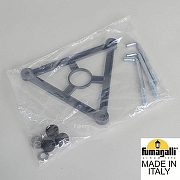 Фонарный столб Fumagalli Globe 250 G25.156.S30.BZF1R цвет плафона/подвески Дымчатый, цвет арматуры Бронза-2