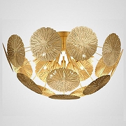 Люстра Imperiumloft Inca INCA-C01 цвет плафона/подвески Латунь, Прозрачный, цвет арматуры Латунь