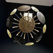 Люстра Imperiumloft Inca INCA-C01 цвет плафона/подвески Латунь, Прозрачный, цвет арматуры Латунь-2