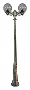 Фонарный столб Fumagalli Globe 250 G25.157.S20.BZF1R цвет плафона/подвески Дымчатый, цвет арматуры Бронза