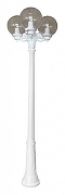 Фонарный столб Fumagalli Globe 250 G25.157.S30.WZF1R цвет плафона/подвески Дымчатый, цвет арматуры Белый