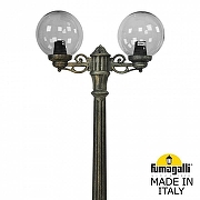 Фонарный столб Fumagalli Globe 250 G25.158.S20.BZF1R цвет плафона/подвески Дымчатый, цвет арматуры Бронза-1