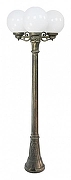 Фонарный столб Fumagalli Globe 250 G25.158.S30.BYF1R цвет плафона/подвески Белый, цвет арматуры Бронза
